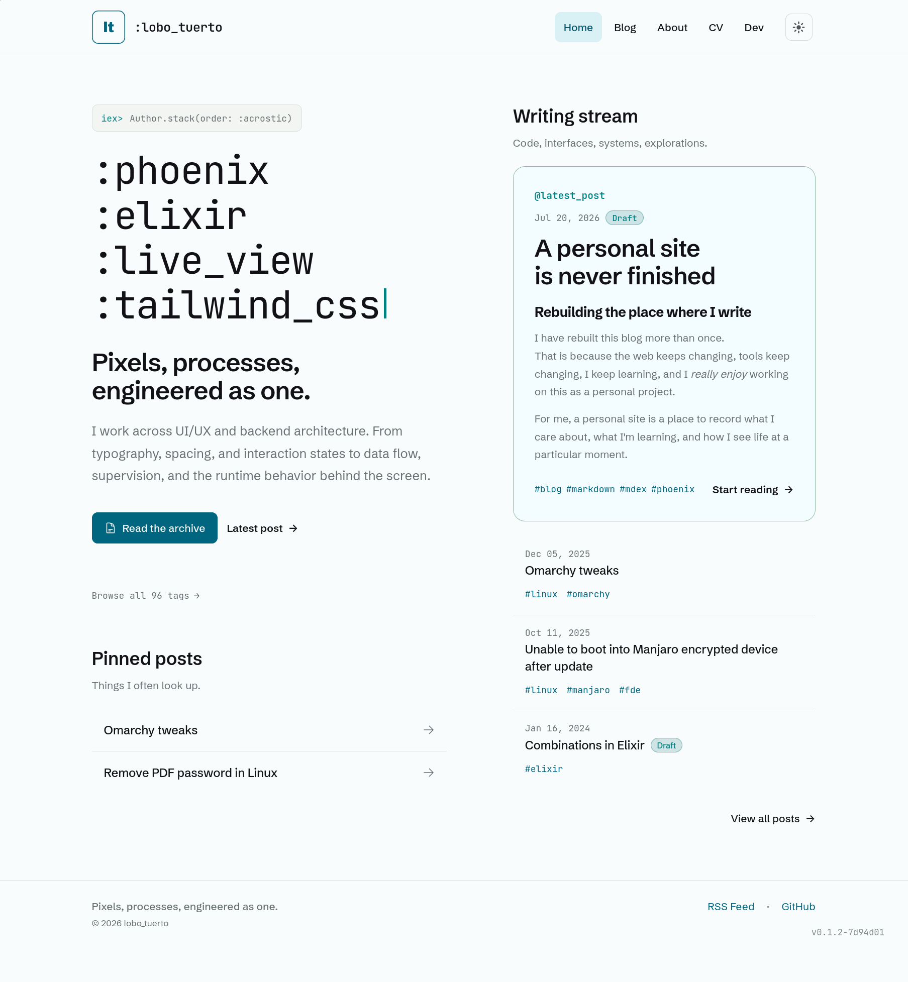 Current site light theme