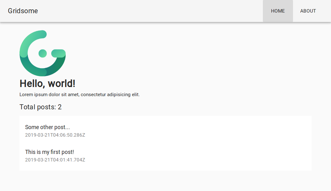 Blogging system